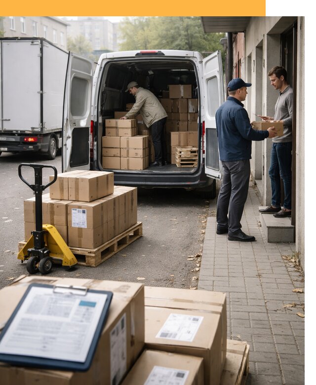 Доставка грузов от двери до двери с таможней от 46031 руб.