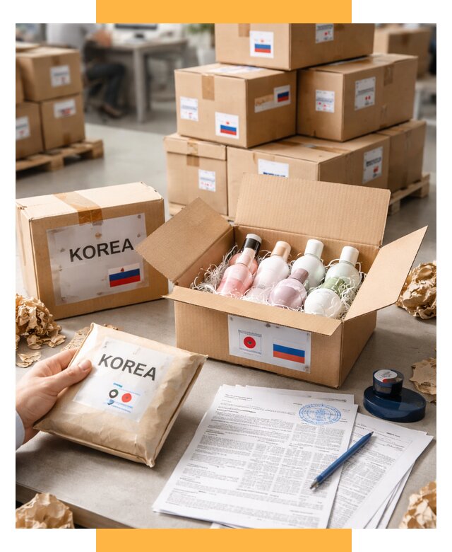 Доставка косметики из Кореи от 8695 р. под ключ | СетСервис-Нвн