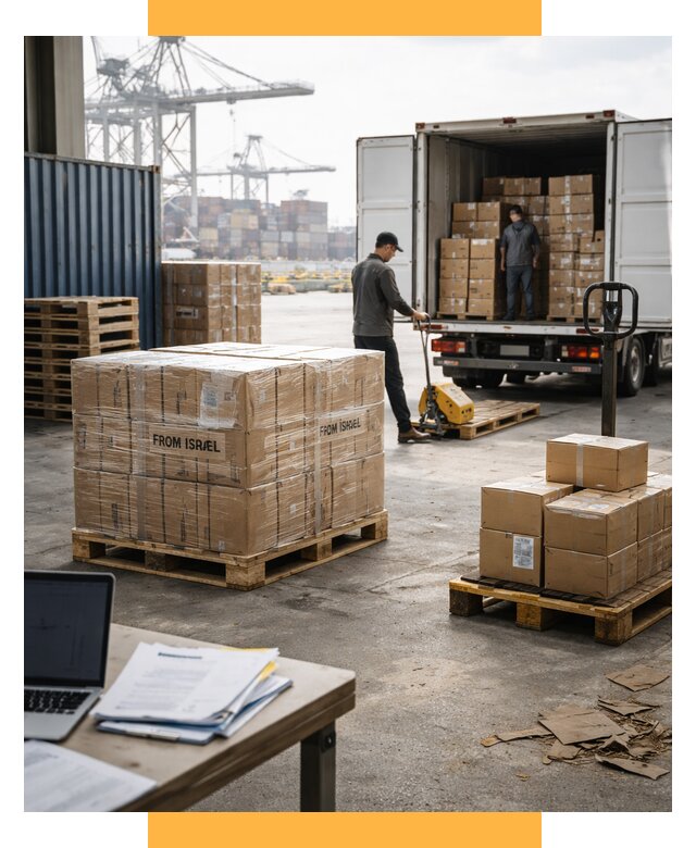 Доставка грузов из Израиля от 15344 р., логистика от СетСервис-Нвн