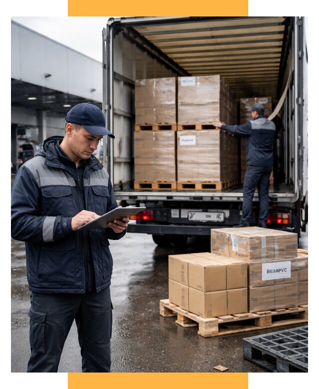 Доставка грузов из Беларуси от 15344 р. логистика СетСервис-Нвн