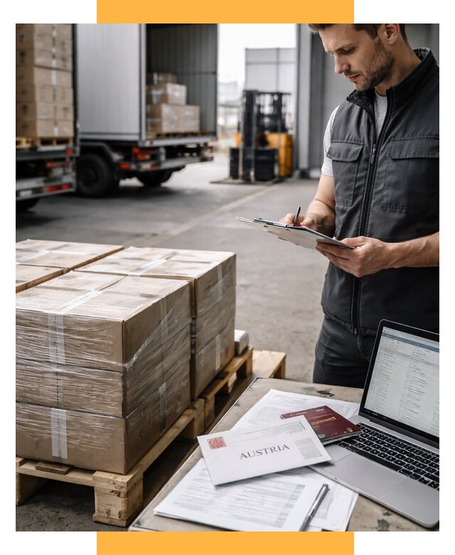 Доставка в Австрию от 66489 р. Логистика и экспорт СетСервис-Нвн