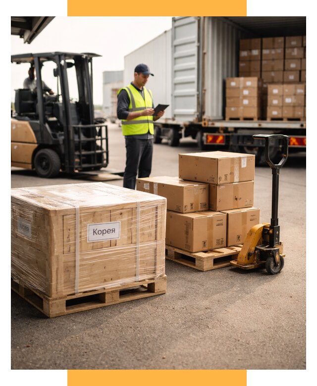 Доставка грузов в Корею из России от 35802 р. | СетСервис-Нвн