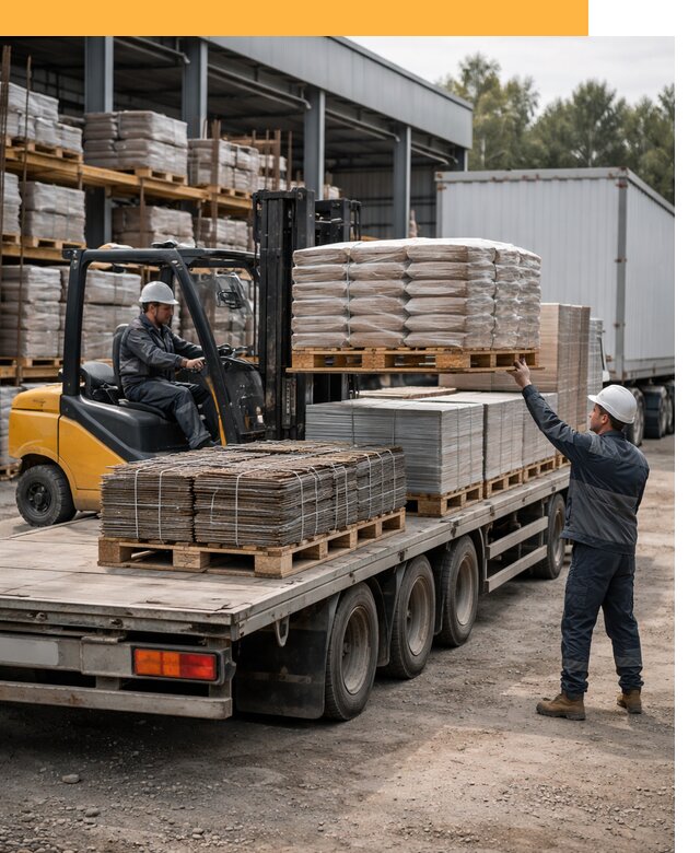 Перевозка строительных материалов по миру от 5626 руб