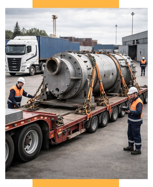 Перевозка тяжеловесных грузов под ключ от 153435 р. | СетСервис-Нвн