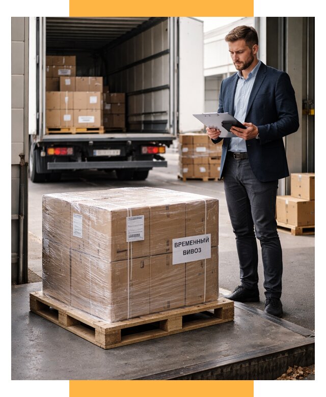 Временный вывоз товаров под ключ от 8183 р. | СетСервис-Нвн