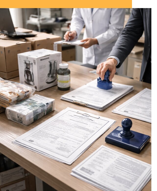 Сертификация импортных товаров от 12275 с таможенным сопровождением