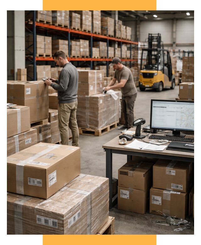 Склад консолидации в Европе от 6649 р., услуги СетСервис-Нвн